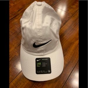White Nike Youth hat